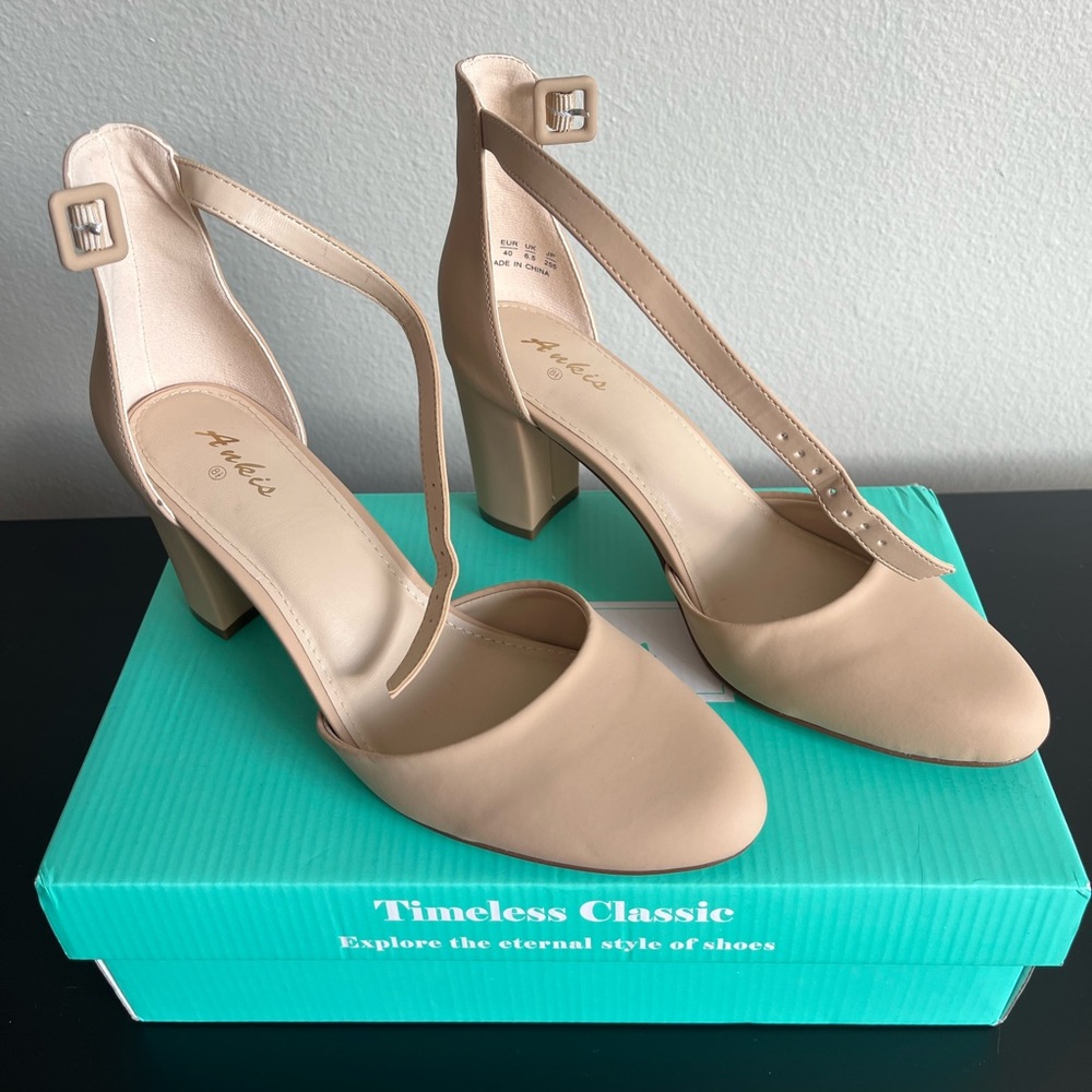Timeless Classic Beige Women's Heels